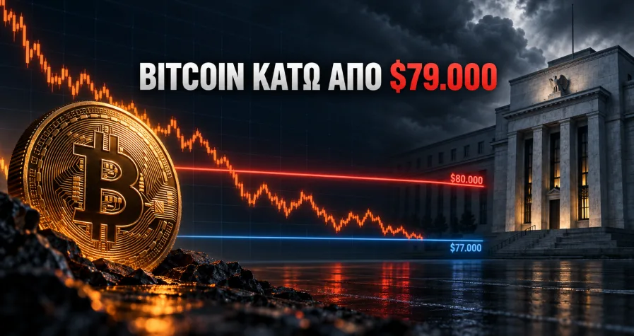 Bitcoin κάτω από τα $79.000: Η Fed και τα στοιχεία πληθωρισμού στο επίκεντρο